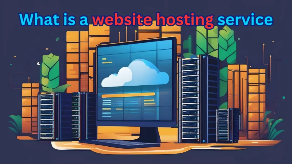 What is a website hosting service